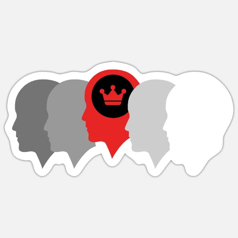 Elevate - Sticker taille S (10 x 10 cm) - blanc mat