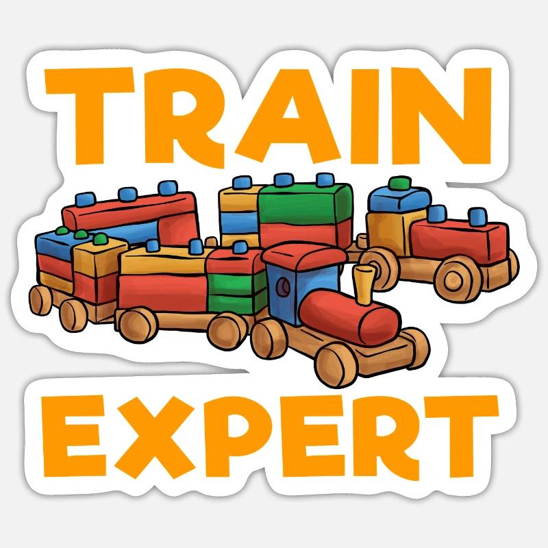 train Sticker size S (10 x 10 cm)