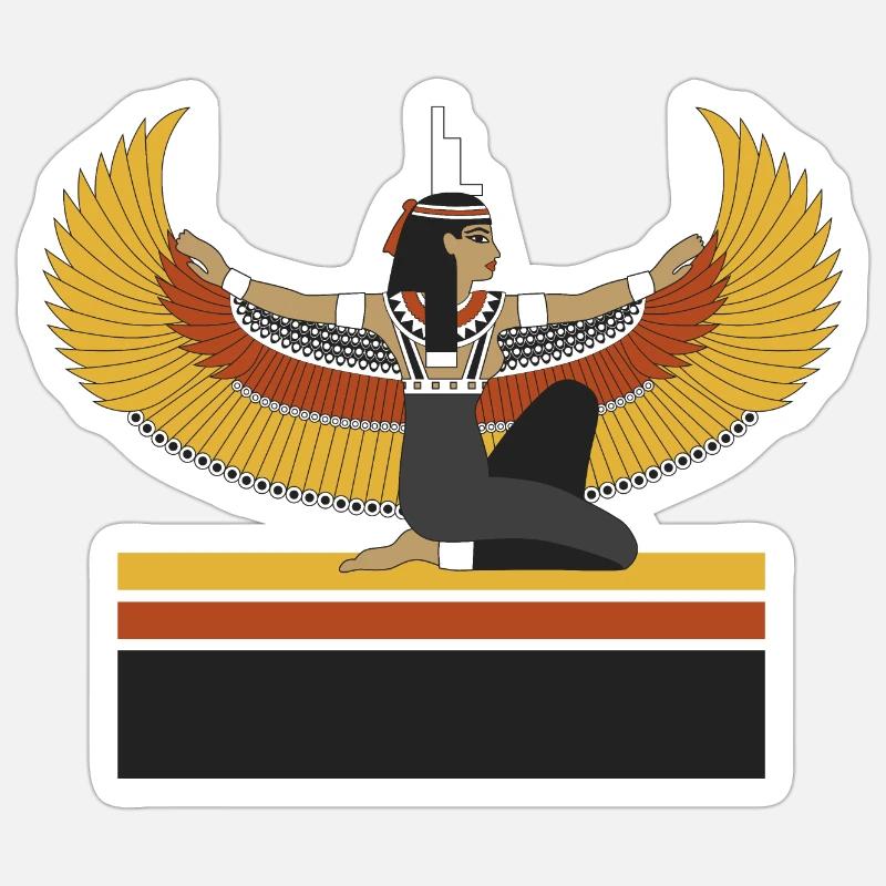 Isis - Sticker size S (10 x 10 cm) - white matte