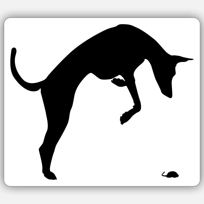 Not a rabbit - Sticker taille S (10 x 10 cm) - blanc mat