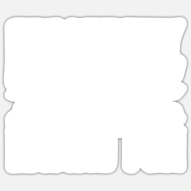 Creative Creativity Is Intelligence having fun - Sticker size S (10 x 10 cm) - white matte