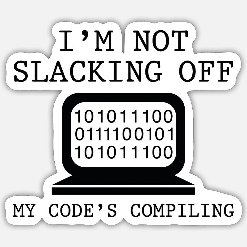 Je ne relâche pas la compilation de mon code Sticker taille S (10 x 10 cm)