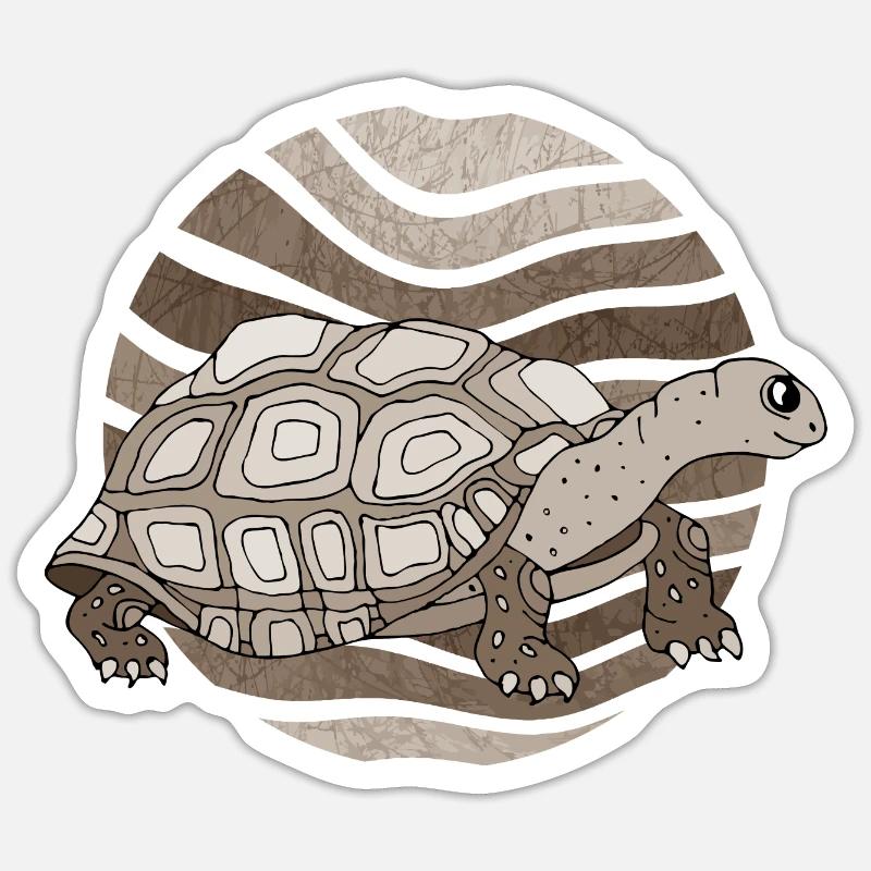 Tortoise Sticker size S (10 x 10 cm)