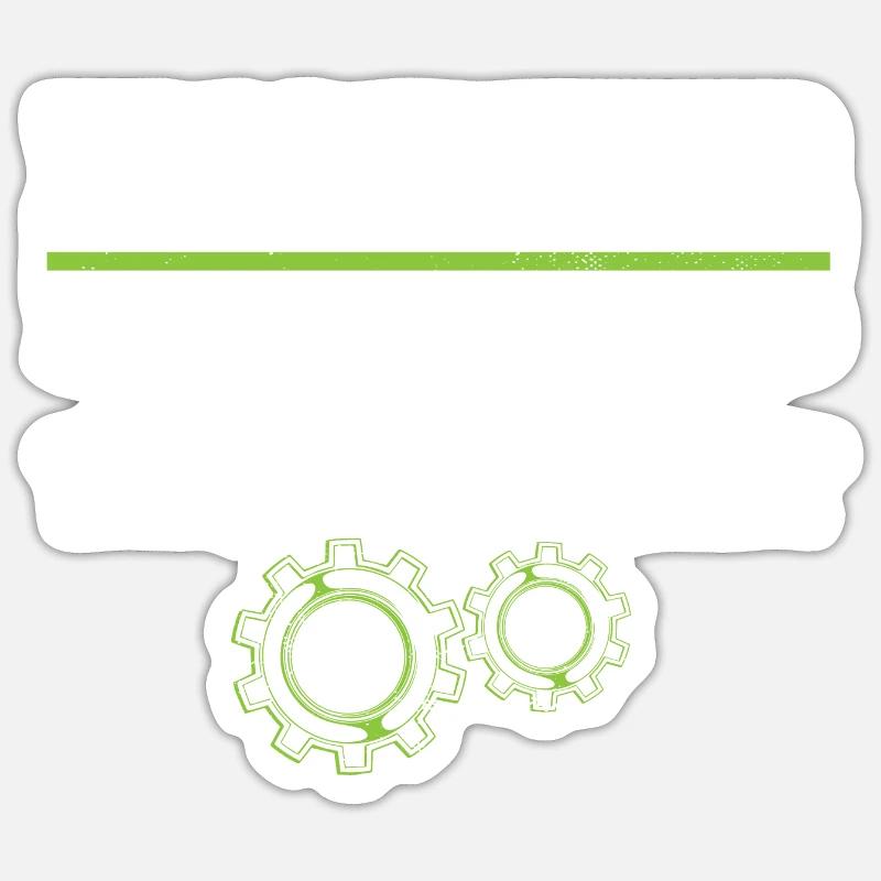 Engineer I'm Not Arguing Engineering - Sticker Größe S (10 x 10 cm) - Mattweiß