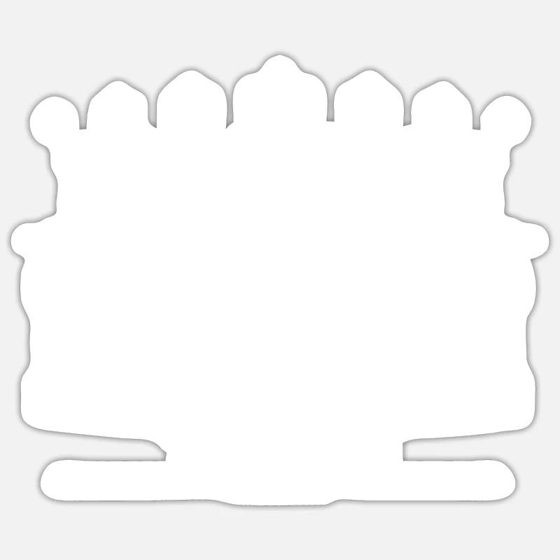 Liam - Sticker taille S (10 x 10 cm) - blanc mat