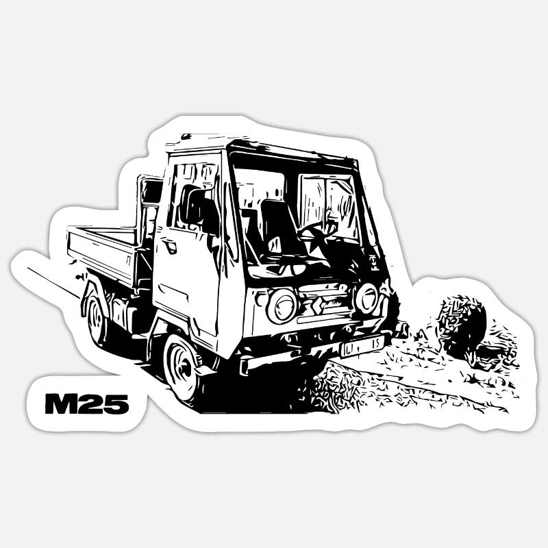 Multicar Sticker taille S (10 x 10 cm)