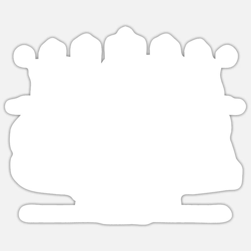 Sara - Sticker size S (10 x 10 cm) - white matte