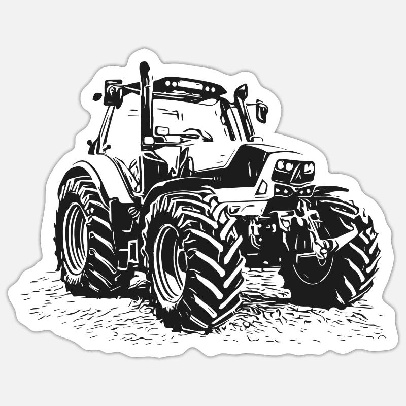 Traktor Sticker Größe S (10 x 10 cm)
