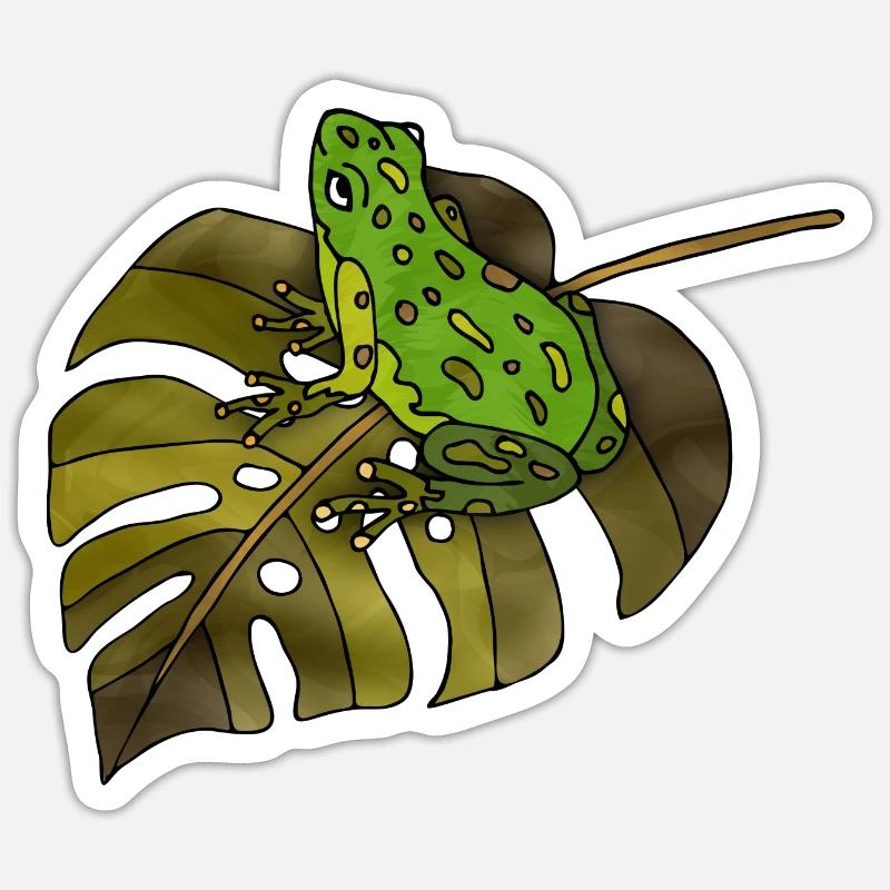 Frog Sticker size S (10 x 10 cm)