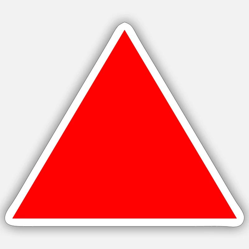 Triangle Sticker size S (10 x 10 cm)