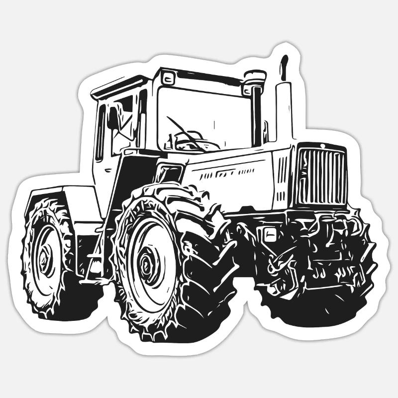 MB trac 1800 intercooler Traktor Sticker Größe S (10 x 10 cm)