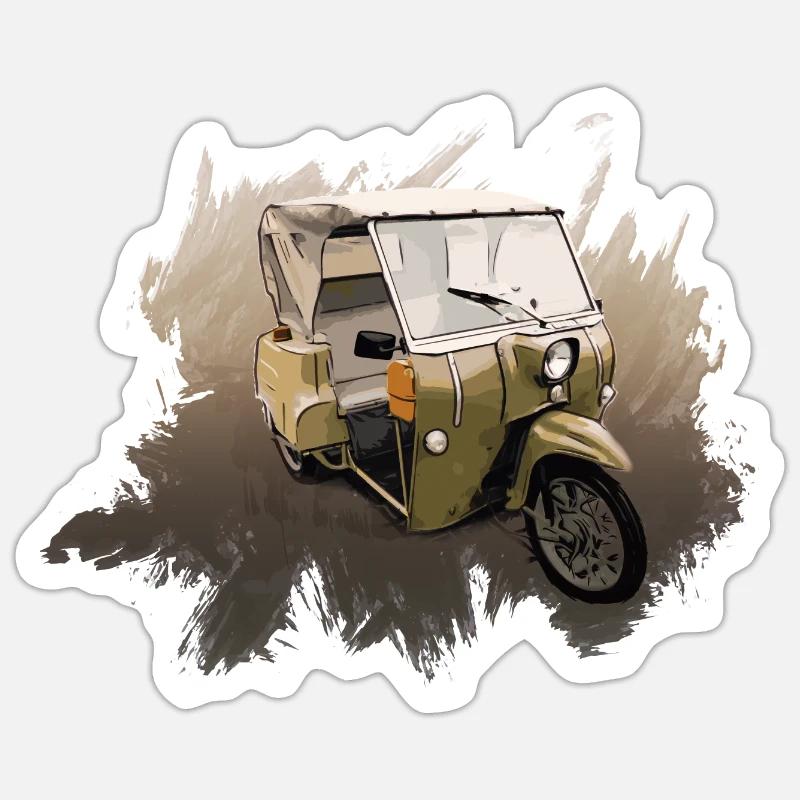 Krause Duo - Sticker taille S (10 x 10 cm) - blanc mat