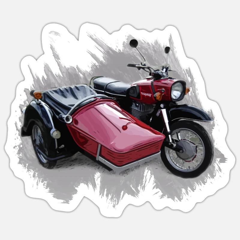 Simson Schwalbe Duo - Sticker taille S (10 x 10 cm) - blanc mat