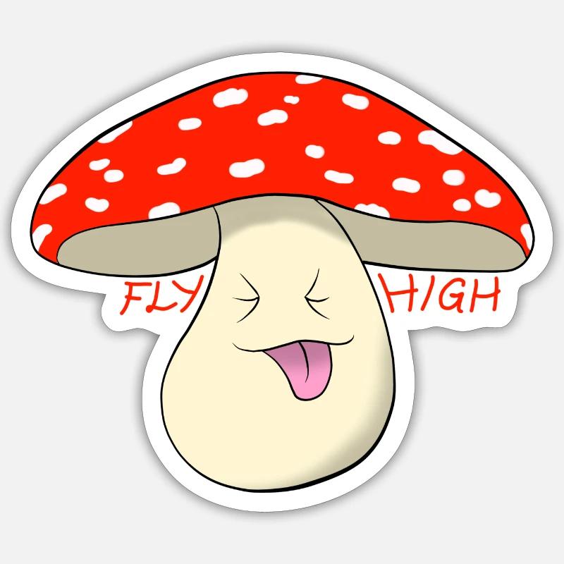 Fly agaric Sticker size S (10 x 10 cm)
