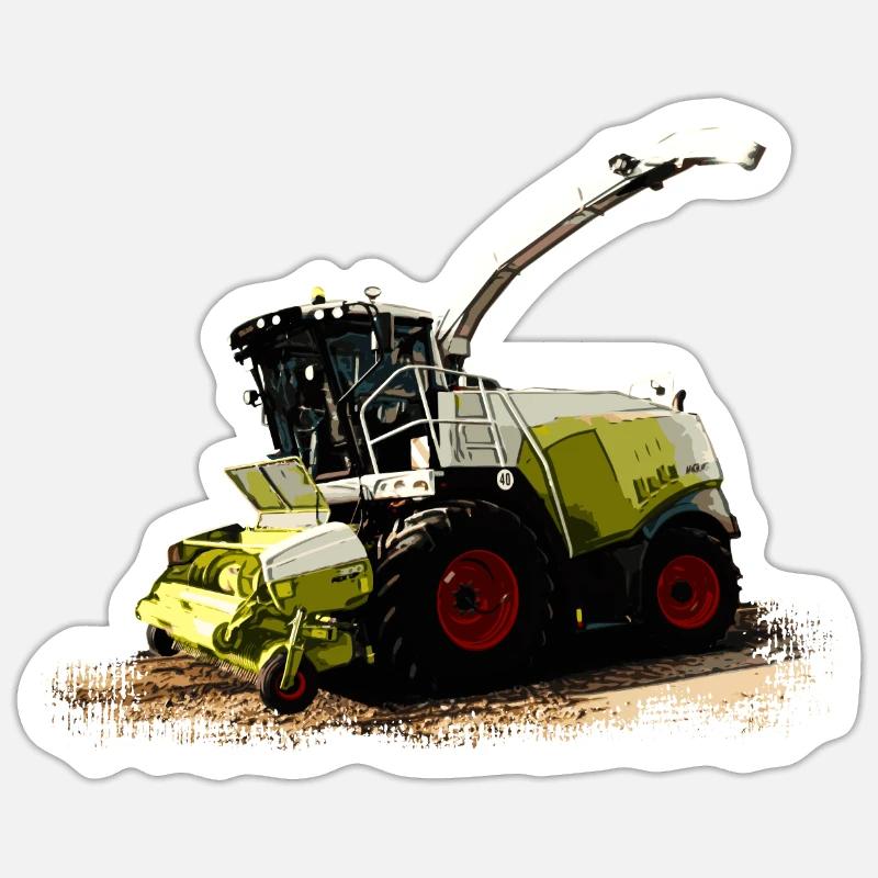 Moissonneuse-batteuse Claas Jaguar 930 Sticker taille S (10 x 10 cm)