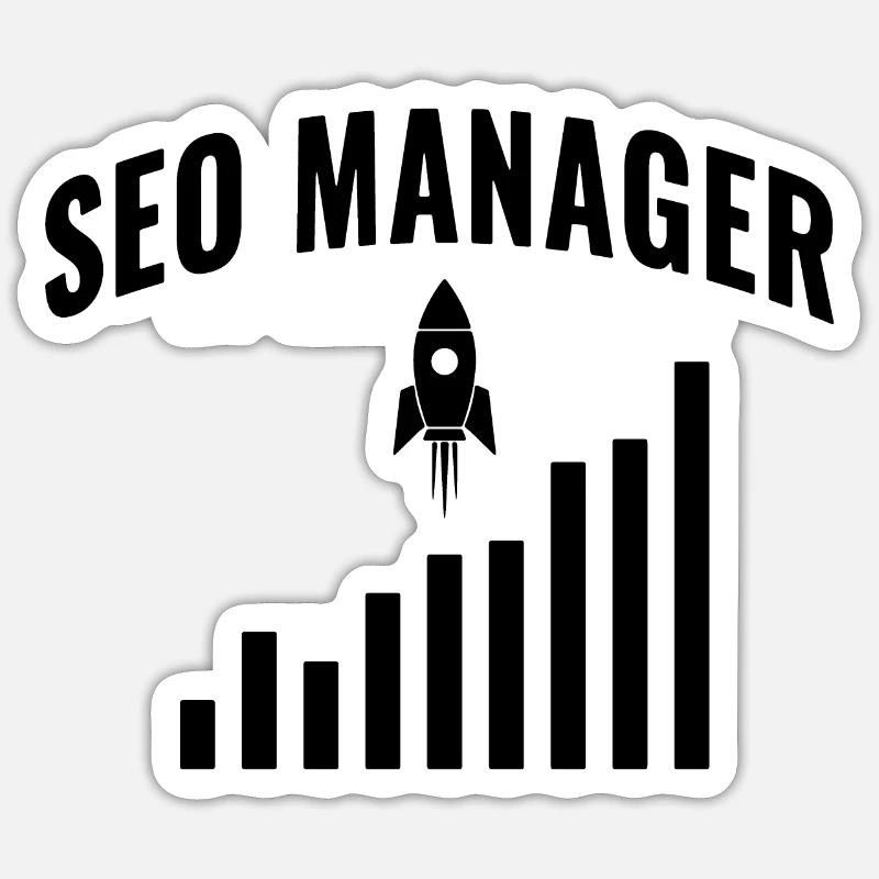 Responsable SEO – Conception de la croissance et de la performance Sticker taille S (10 x 10 cm)