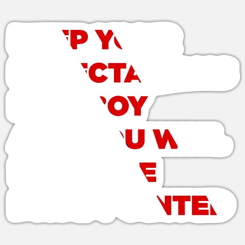 Gaming Experiences - Expectations Boy Bright Sticker Größe S (10 x 10 cm)