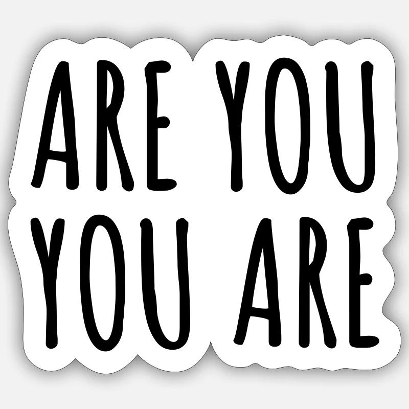 Sind Sie La Grande Vadrouille - Sticker Größe S (10 x 10 cm) - Mattweiß