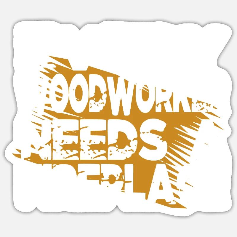 chainsaw carpenter lets play carpenter tshirts Sticker size S (10 x 10 cm)