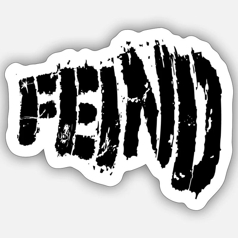 Feind Sticker Größe S (10 x 10 cm)