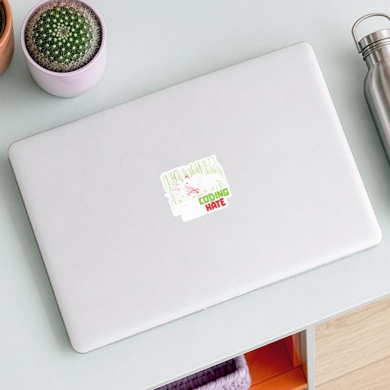 Programmierer Coder Software Entwickler Sticker Größe S (10 x 10 cm)