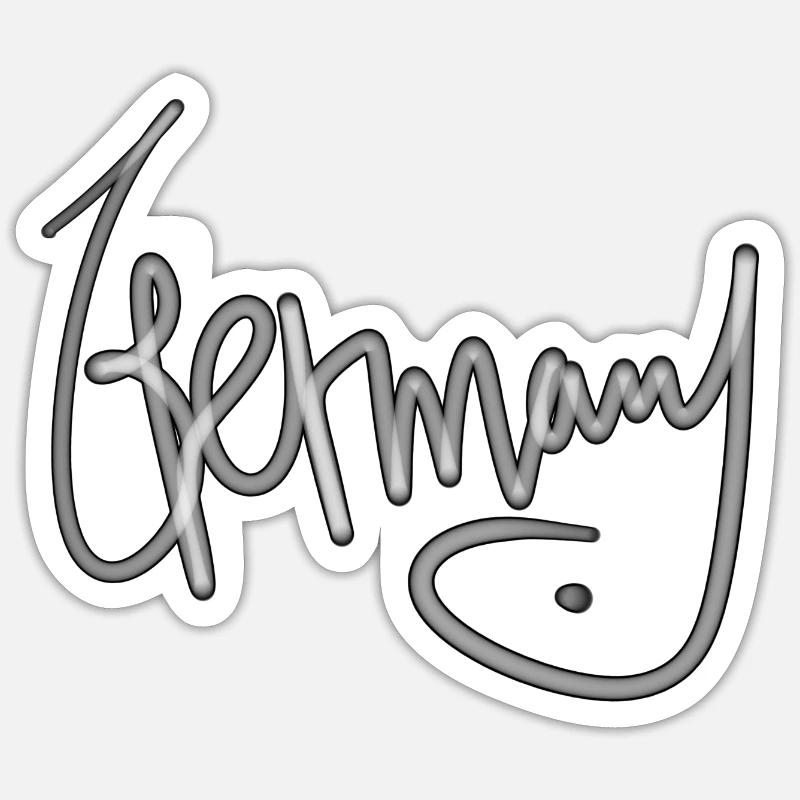 Germany Sticker Größe S (10 x 10 cm)