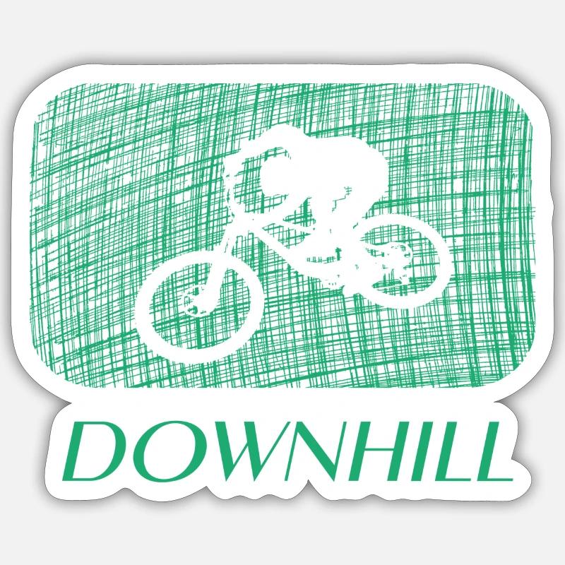 Downhill Sticker Größe S (10 x 10 cm)