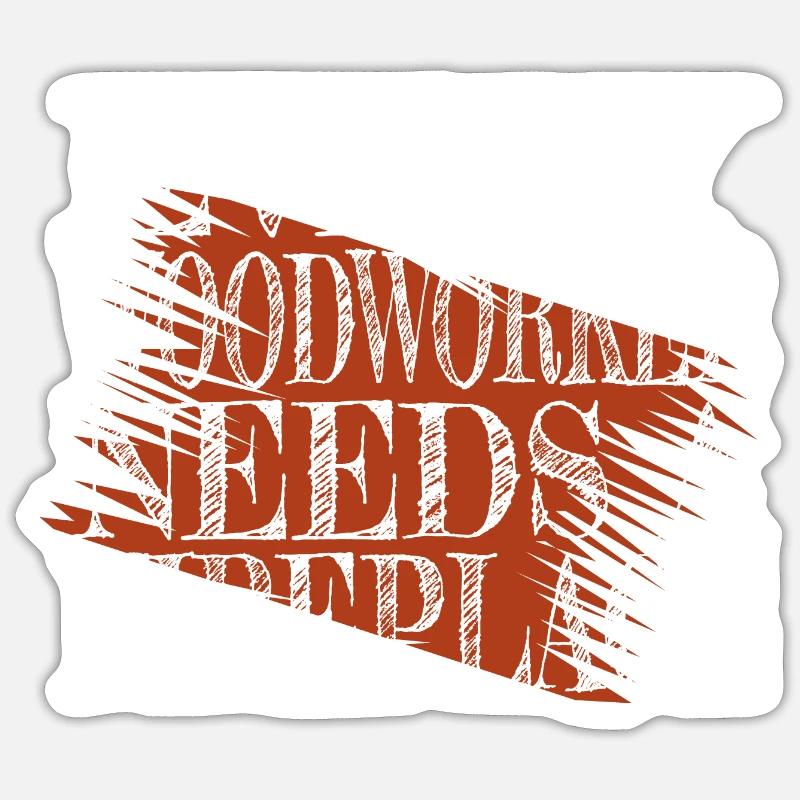 forestier actuel Sticker taille S (10 x 10 cm)