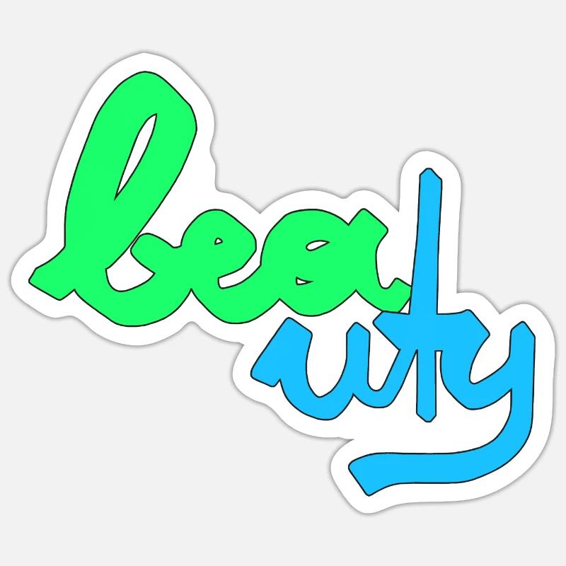 Beauté Sticker taille S (10 x 10 cm)