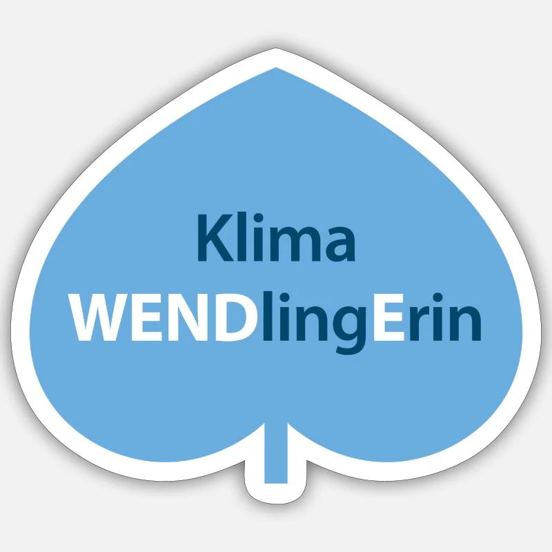 KlimaWENDlingErin Sticker Größe S (10 x 10 cm)