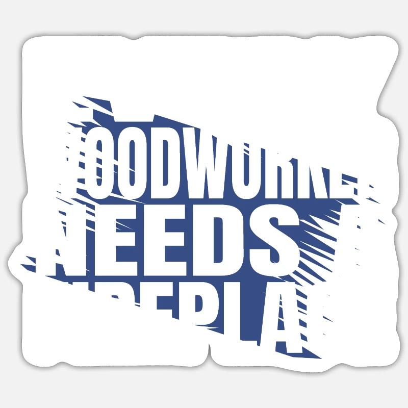 dad apprentice sexy carpenter tshirts Sticker size S (10 x 10 cm)