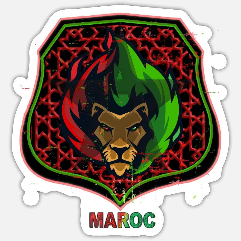 LE MAROC Sticker Größe S (10 x 10 cm)