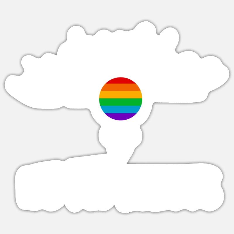 Égalité Sticker taille S (10 x 10 cm)