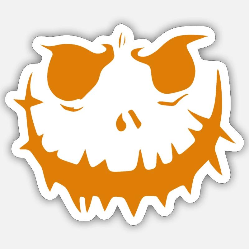 Pumpkin Grimace 2 Sticker size S (10 x 10 cm)