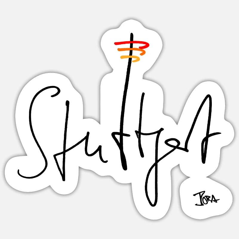 Stuttgart Sticker Größe S (10 x 10 cm)