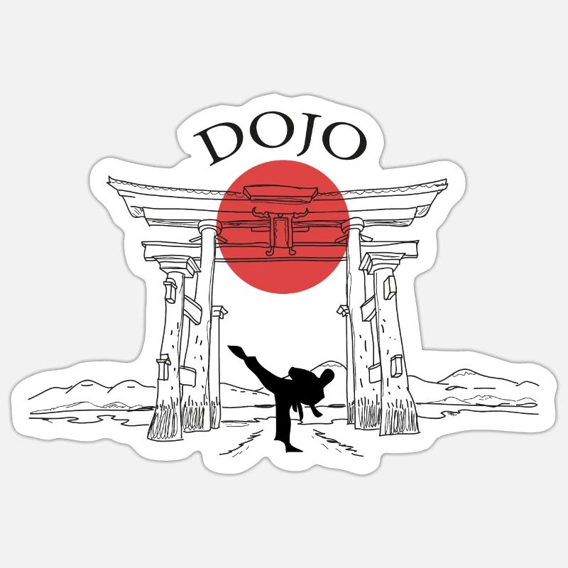 Dojo Sticker Größe S (10 x 10 cm)