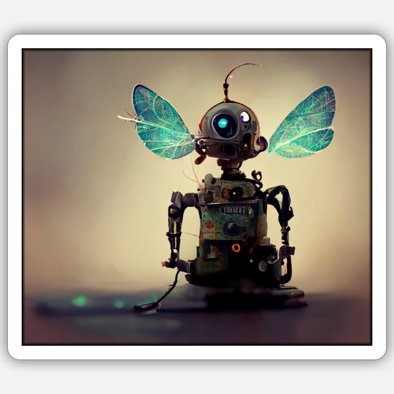 Fairyrobot Sticker size S (10 x 10 cm)