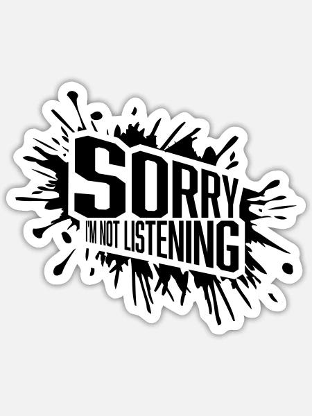 - Sticker taille S (10 x 10 cm) - blanc mat