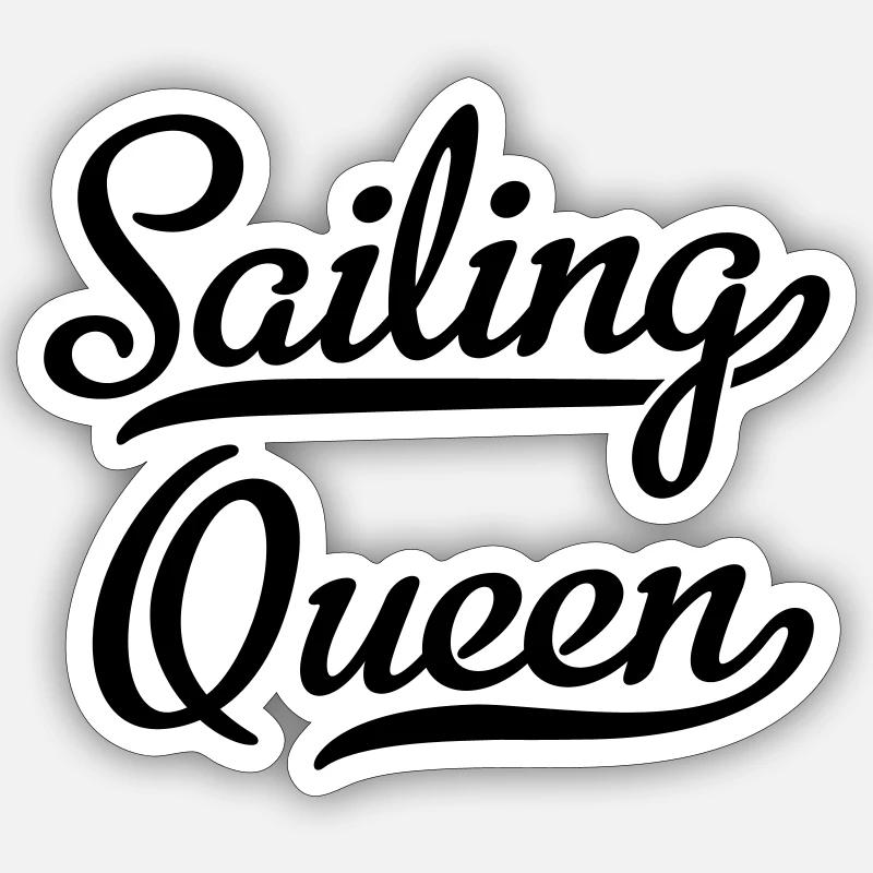 Voile - Sticker taille S (10 x 10 cm) - blanc mat