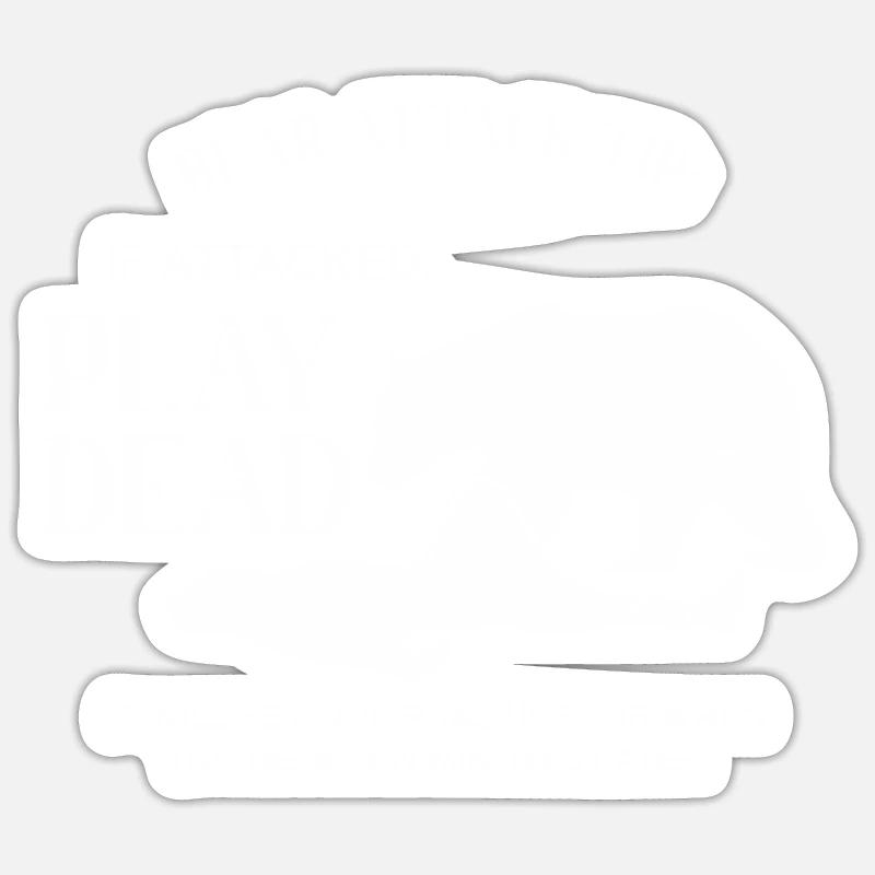 Bear Attack Tip No.1 Vital - Sticker size S (10 x 10 cm) - white matte