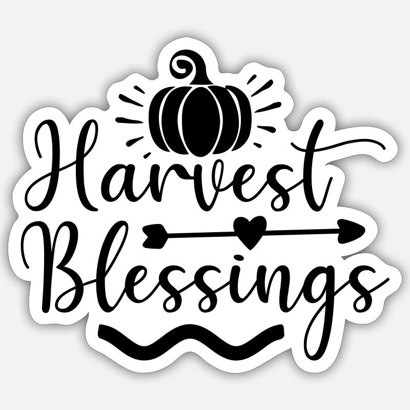 Bénédictions de la moisson Sticker taille S (10 x 10 cm)