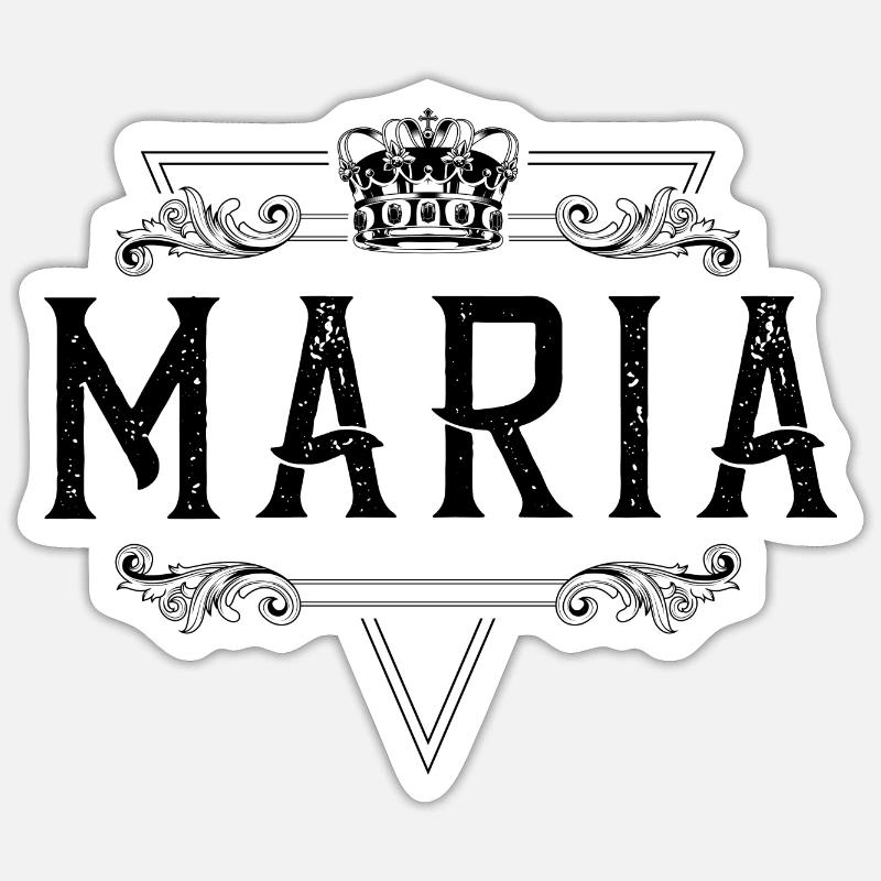 Maria Name Sticker size S (10 x 10 cm)