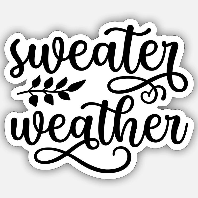 26 pull météo Sticker taille S (10 x 10 cm)
