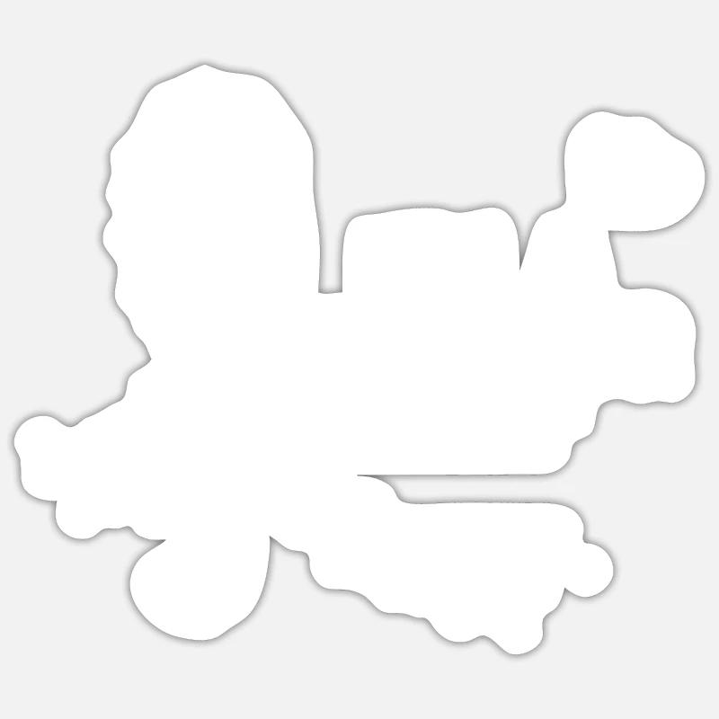 Ich bin ein Brustkrebs-Überlebender Sticker Größe S (10 x 10 cm)