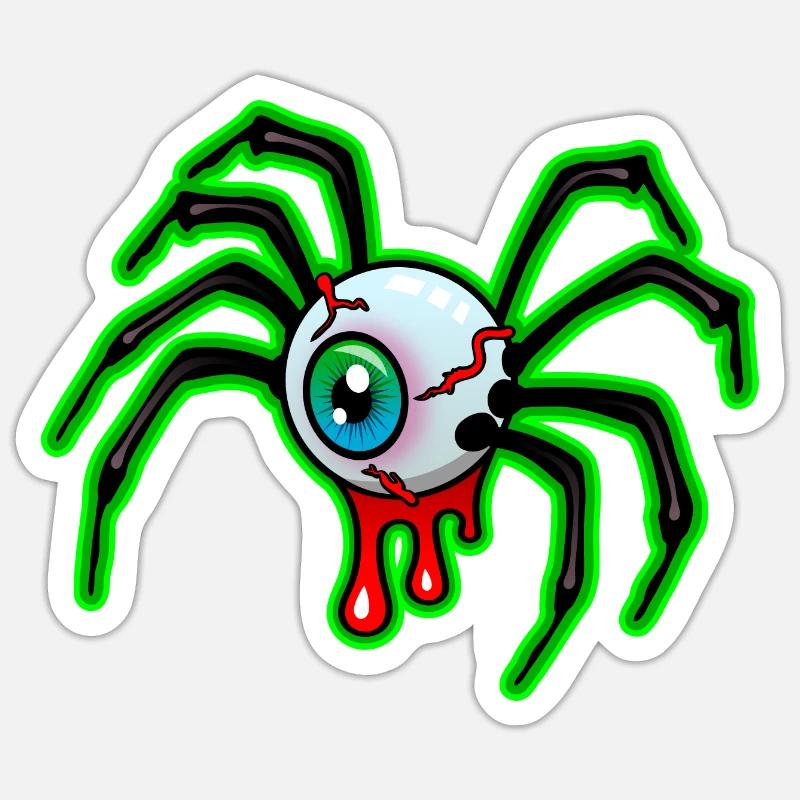 Halloween’s Eye Sticker size S (10 x 10 cm)