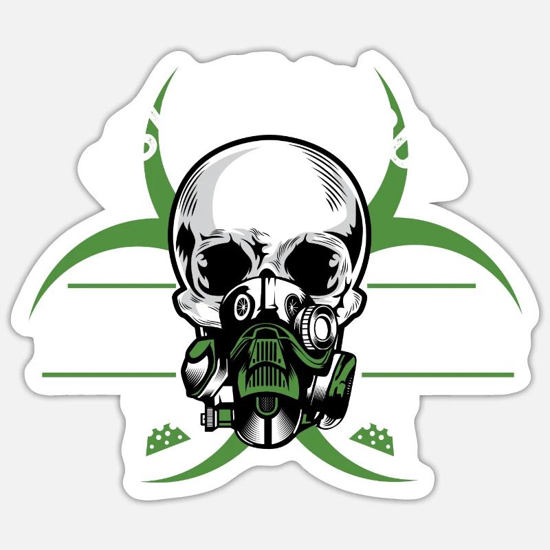 Über mein Labor Labortechniker Gift Sticker Größe S (10 x 10 cm)