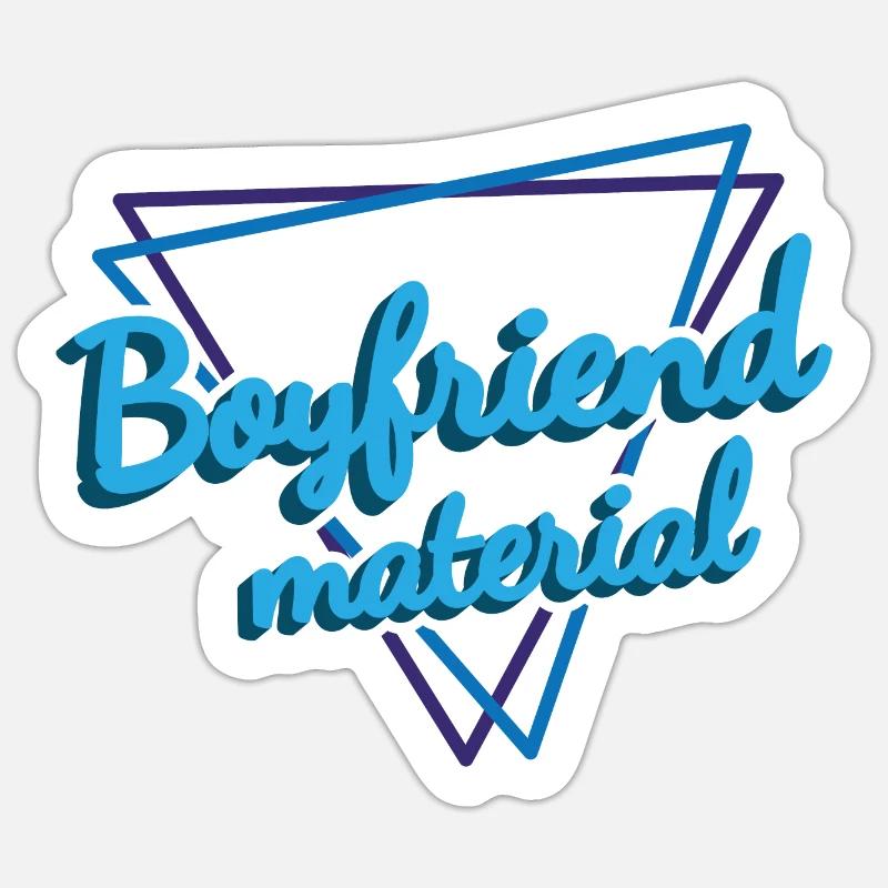 Freund - Sticker Größe S (10 x 10 cm) - Mattweiß