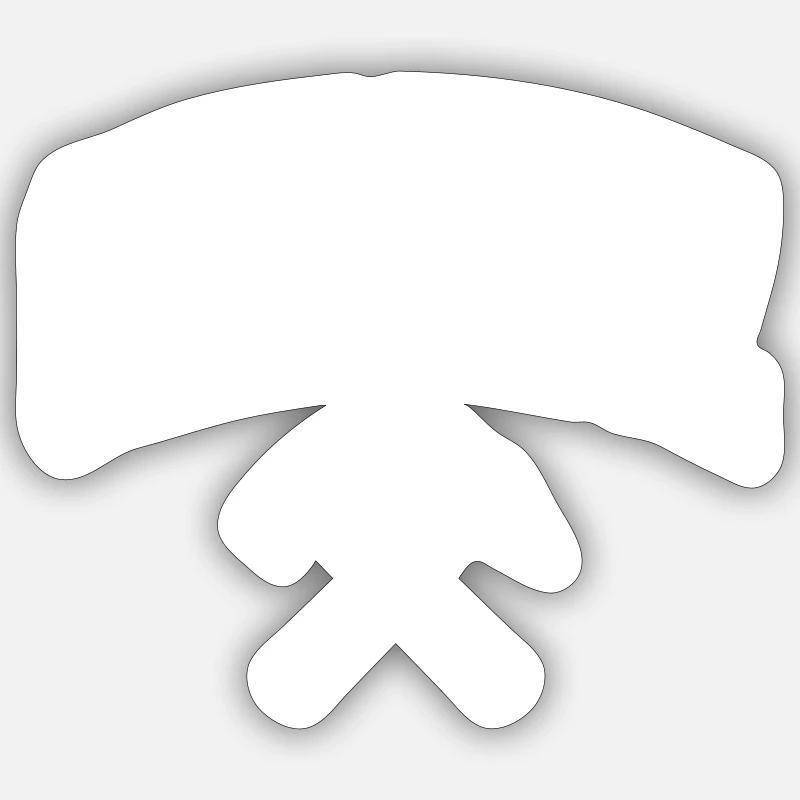Chemnitz - Sticker size S (10 x 10 cm) - white matte