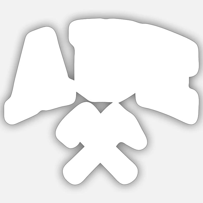 Brebis Sticker taille S (10 x 10 cm)