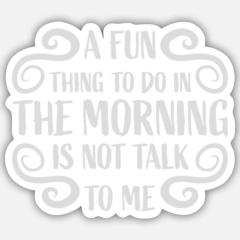 ne me parle pas Sticker taille S (10 x 10 cm)